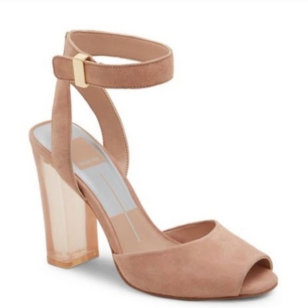 Dolce Vita Hades Rose/Nude Suede Heel Sandal